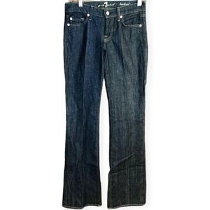 7 For All Mankind Bootcut Jeans Dark Wash sz 25